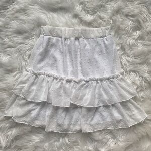 Small Poof New York Ruffle Mini Skirt